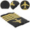 2 Pairs Pilot Uniform Epaulets With Stripes For Cosplay Performance 9