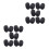20Pcs Black Microphone Windscreen Sponge Covers for Lapel Headset Mics 6