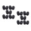 20Pcs Black Microphone Windscreen Sponge Covers for Lapel Headset Mics 5