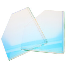 acrylic self-adhesive splash guard for bathtub and sink corners
