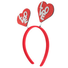 3Pcs Valentine's Day Heart Hair Hoop For Women Wedding Party