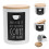 Bocal Cuisine Céramique Couvercle Bambou Multi-Usages 6