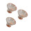3Pcs Ceramic Footed Fruit Plate Porcelain Dessert Stand Snack Platter 4