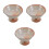 3Pcs Ceramic Footed Fruit Plate Porcelain Dessert Stand Snack Platter 6