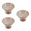 3Pcs Ceramic Footed Fruit Plate Porcelain Dessert Stand Snack Platter 8