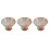 3Pcs Ceramic Footed Fruit Plate Porcelain Dessert Stand Snack Platter 9