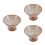 3Pcs Ceramic Footed Fruit Plate Porcelain Dessert Stand Snack Platter 10
