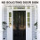 One Set Acrylic Door Sign No Soliciting Decor Accessory 7