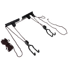 2Pcs Mountain Bike Storage Hooks Heavy Duty With Ropes Up To 50Kg