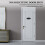 One Set Acrylic Door Sign No Soliciting Decor Accessory 9