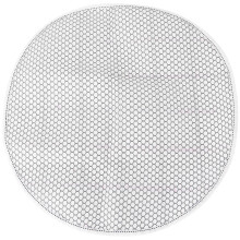 3 Pcs Diy Embroidered Crewel Cushion Base Fabric White 38 X 38cm