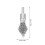 2Pcs Silver Metal Wire Brush Durable Rust Remover Cleaning Tool 10