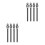 8Pièces Sangles Professionnelles En PVC Noir Pour Roller Ski 7