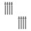 8Pièces Sangles Professionnelles En PVC Noir Pour Roller Ski 5