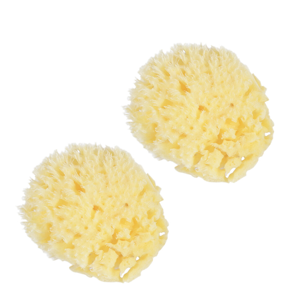 Happyyami 4 Pcs Natural Animal Honeycomb Bath Sponge Chemical Free