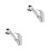 2Pcs Copper Brushed Sink Faucet With Single Handle Pull Down Sprayer 8