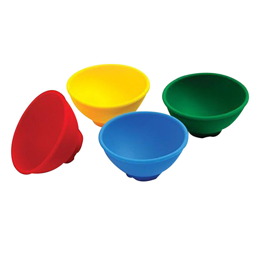 12 Pcs Silicone Baby Feeding Bowls For Kids Multi Color Happyyami