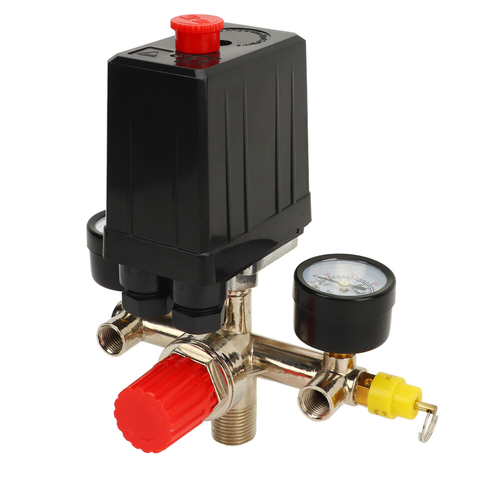 Dual Regulator Air Compressor Pressure Switch 0Â12Bar 0Â180Psi 9481351961102
