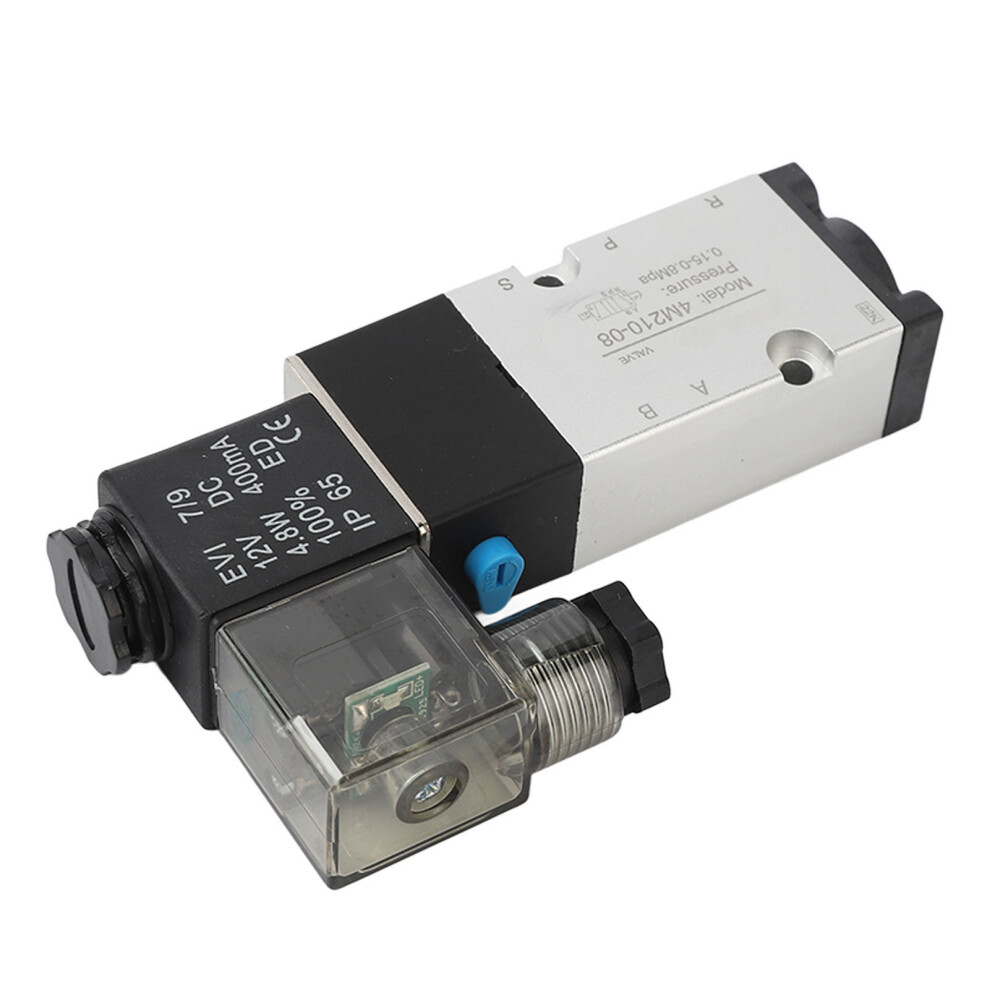 4M210-08 Pneumatic Solenoid Valve - Self Lubricating Seal Dc12v 1/8 9321351961590