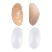 2 Paar Klebende Schulterpolster, Wiederverwendbare Push-Up-Pads