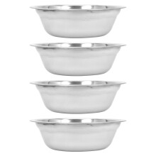 4-teilige Edelstahl-Schüssel für Suppe, Obst und Gemüse