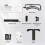 60W LED Half Moon Beauty Floor Light 360° Rotary Adjustable140-180cm 12