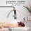 60W LED Half Moon Beauty Floor Light 360° Rotary Adjustable140-180cm 13