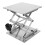 soporte elevador laboratorio acero inoxidable ajustable 200x200 mm 9