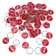 50 uds. etiquetas metálicas con del 1 50 para identificar