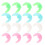 360 uds. luminosas plástico con clip para 11