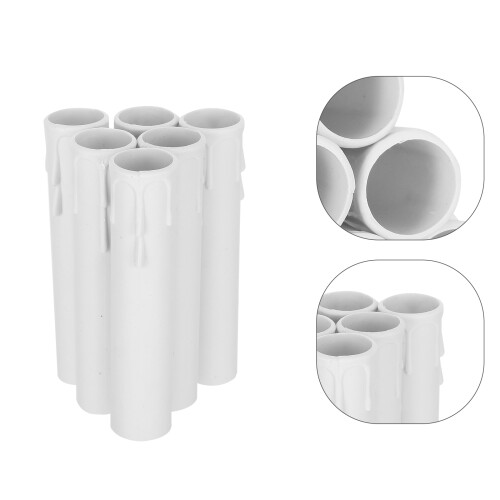 20 . plástico para velas, anulares decorativos 2