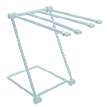 Portatodo Plegable Para Toallas Y Bayetas, Estante Vertical (Azul Claro)