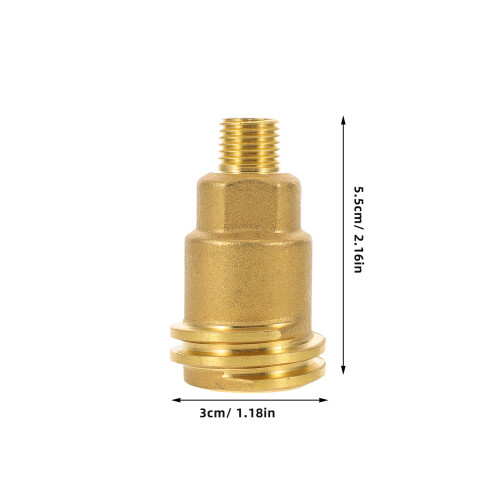 Adaptador Propano Latón, Convertidor Desmontable, Conector Válvula 1