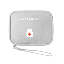 Portable First Aid Bag, Empty First Aid Kit, Travel Medical Bag, Home Office Outdoor Camping Case, Compact Size