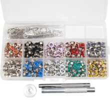 Kit de 400 rivets 5 mm oeillets, boutons outil