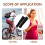 2Pcs Fingerless Ice Silk Arm Sleeves UV Protection Cooling 9