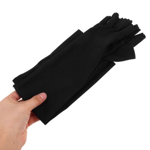 2Pcs Fingerless Ice Silk Arm Sleeves UV Protection Cooling 2