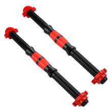 2 pièces barres haltères 40 cm poignées accessoires pour force