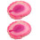 2Pcs Natural Agate Coaster Wine Cup Mat Decorative Chic Stone Pad 3