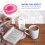 2Pcs Natural Agate Coaster Wine Cup Mat Decorative Chic Stone Pad 9