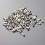 100 brads 5,5 x 11 mm pastel pour scrapbooking DIY 9