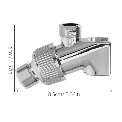 Removable Shower Head Holder Adjustable Angle Height Bracket 2