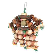 Large Parrot Chewing Toy - Edible Colored Biting Boredom Relief