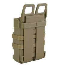 Taktischer Molle Taschenhalter Magazin Set für Gewehr/Pistole Sandfarben