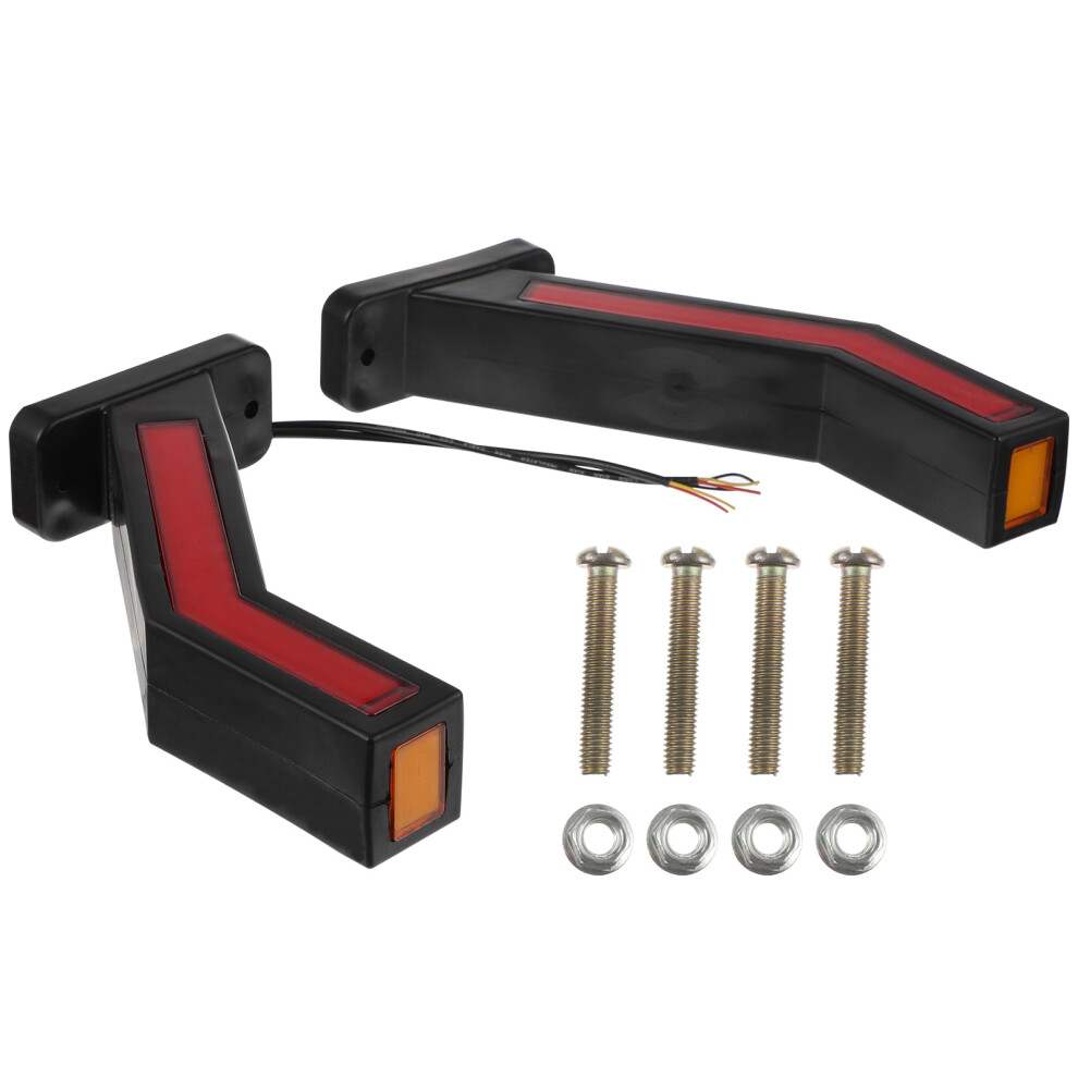 2Pcs Truck Tail 3 Colors Trailer Replacement Light 3353299196617
