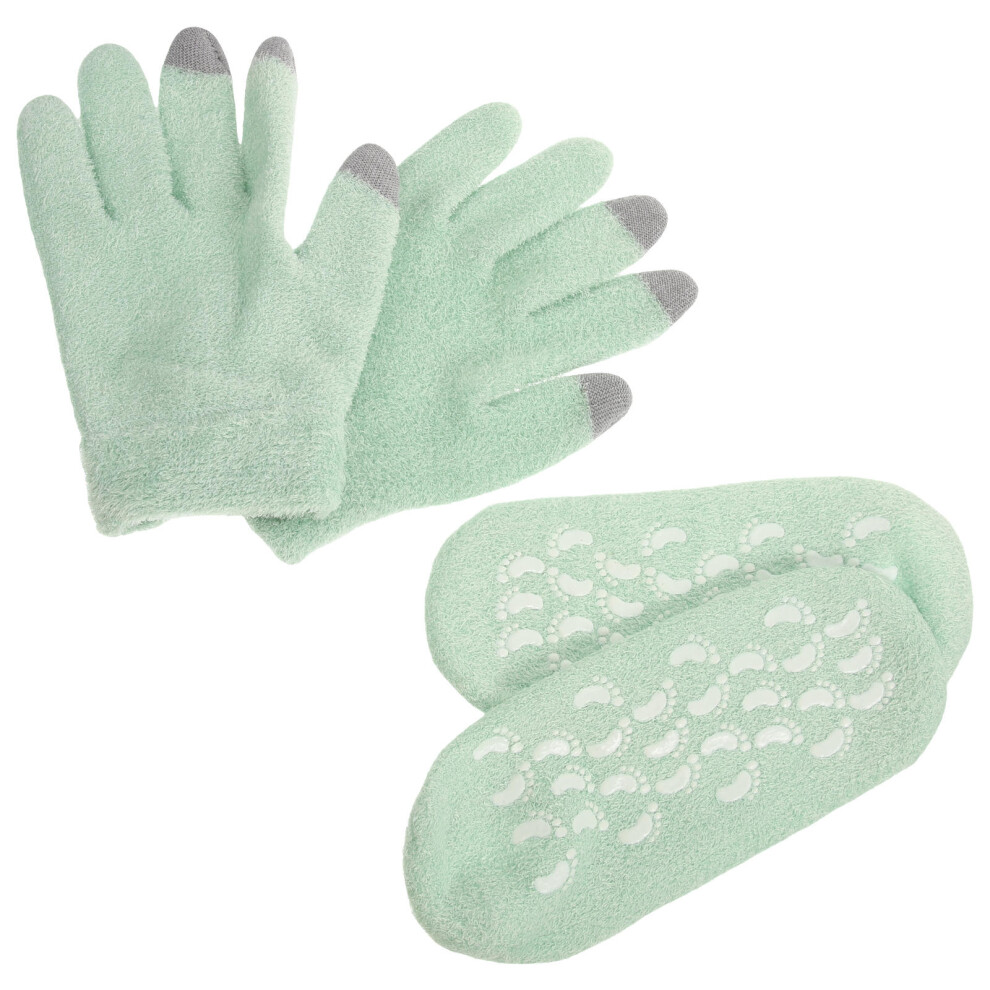 Artibetter Hand Moisturizing Gloves And Foot Socks Spa Gel Breathable Set