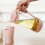 1200Ml Transparent Glass Cold Water Pitcher For Beverage Storage Serving 10