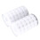 Circular White Nylon Hook and Loop Dots 2cm x 15mm Self Adhesive 7