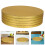 5 Pièces Plateaux 10 Pouces En Or Pour Gâteau 11