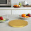 5 Pièces Plateaux 10 Pouces En Or Pour Gâteau 7